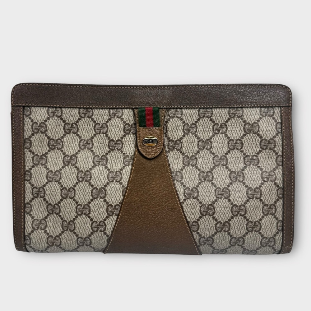 Gucci Ophidia Supreme GG Monogram Accessory Collection Clutch. - Picture 3 of 16
